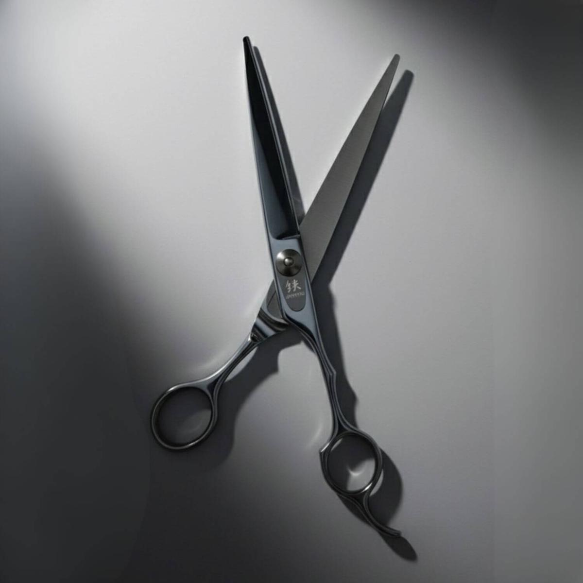 Juntetsu Cobalt Japan Mastersmith made in Tokyo hair cutting and texturizing shear kit  (SKU: JUN-MTY-S70F) (SKU: JUN-MTY-C70)