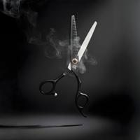 Ichiro Matte Black Thinning Scissors (SKU: ICH-MTB-T60)