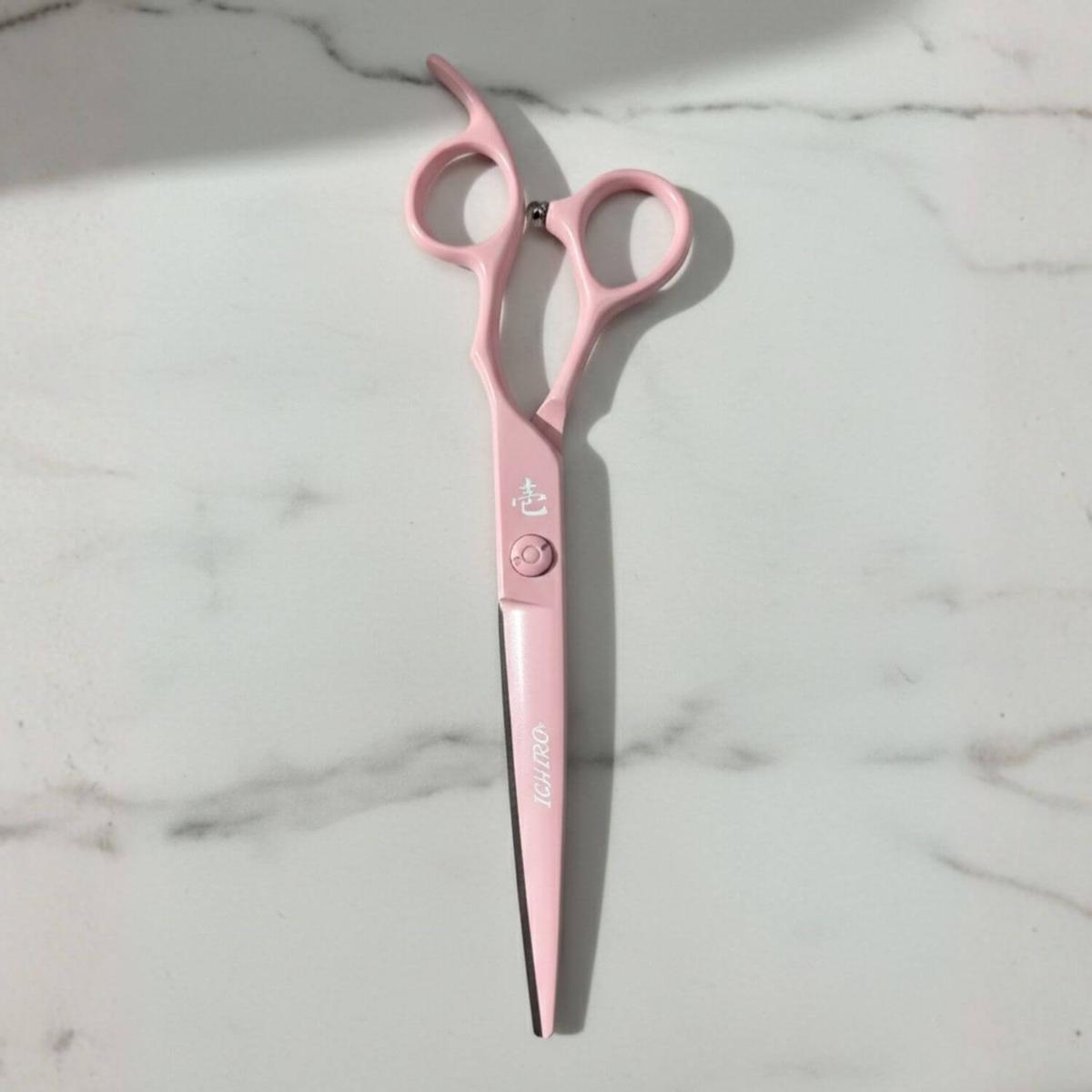 Ichiro Pastel Pink cutting scissor, product view 2
