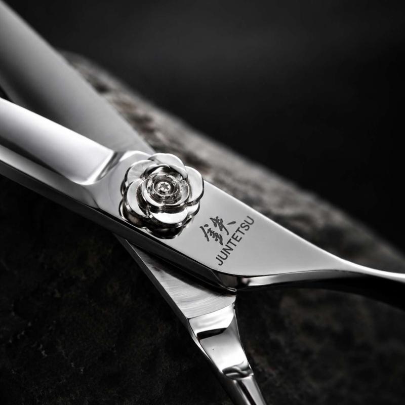 Juntetsu Rose Limited Edition Cutting & Thinning Set, Juntetsu Rose pivot macro