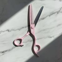 Ichiro Pastel Pink cutting and thinning set, product view 6