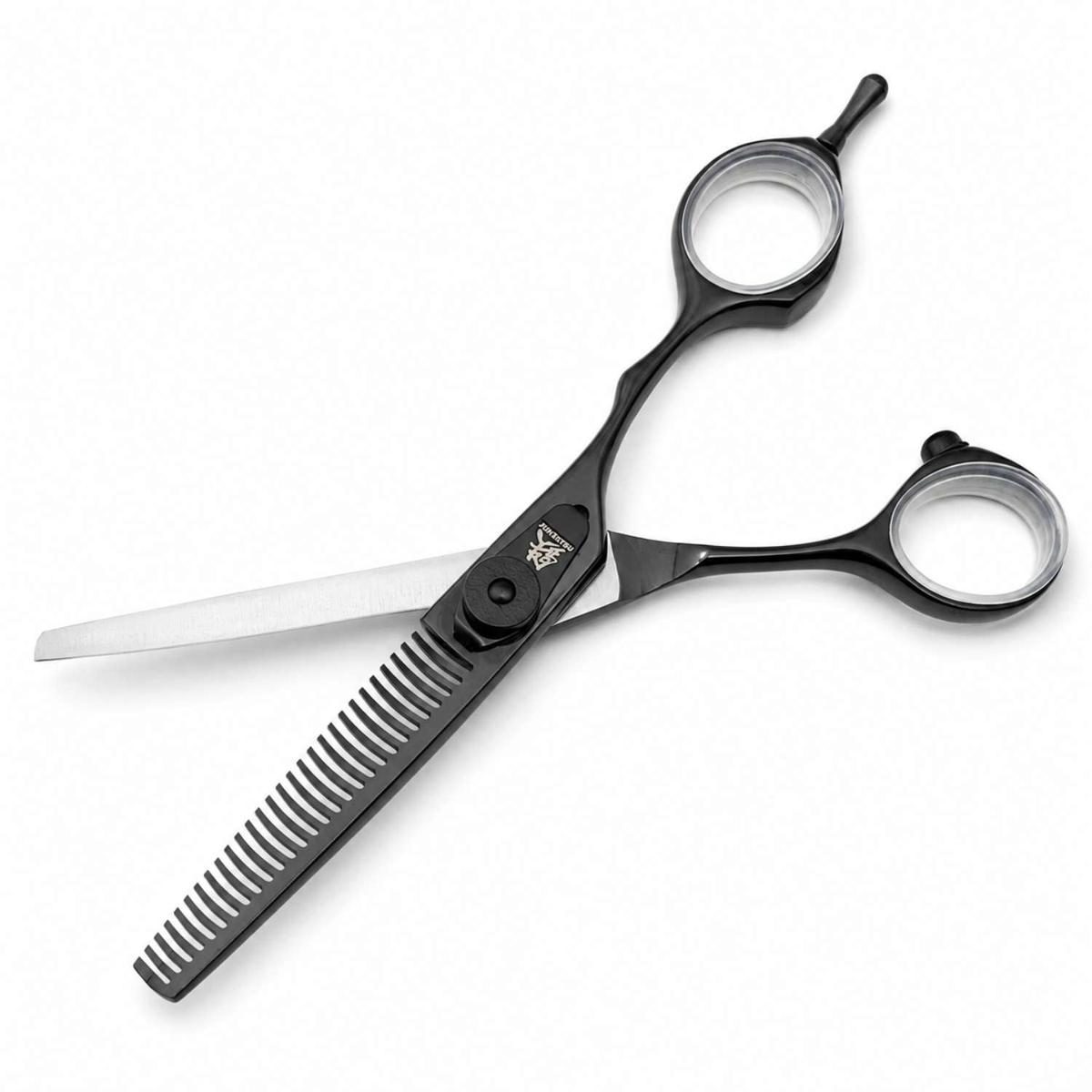 Juntetsu VG Black Thinning Scissors (SKU: JUN-VGB-T60)