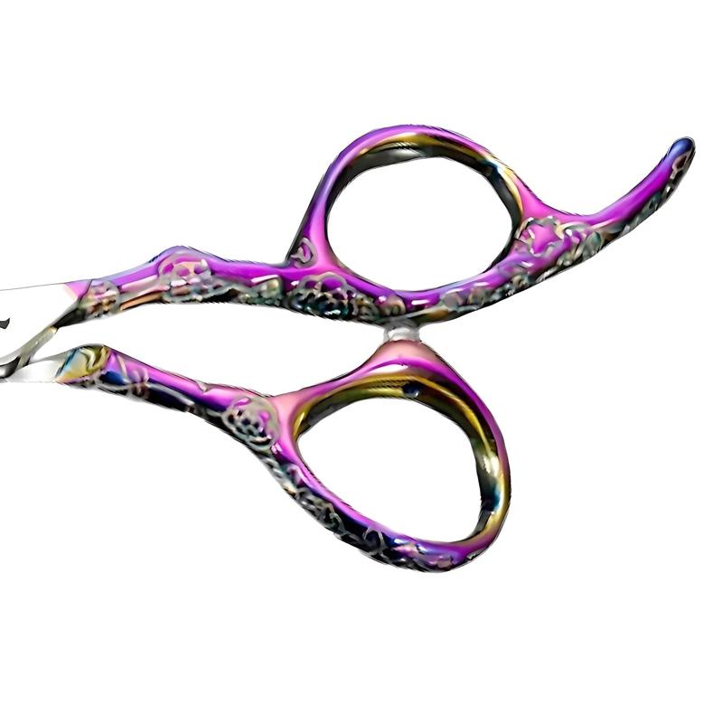 Ichiro Amethyst Cutting Scissors (5.5-6.5″), Ichiro Amethyst handles macro