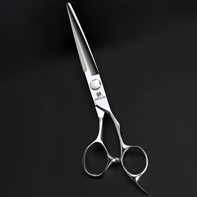Juntetsu Balance Professional Hair Cutting Scissors (5.5-7.0″), Juntetsu Balance classic-handle cutter vertical on black