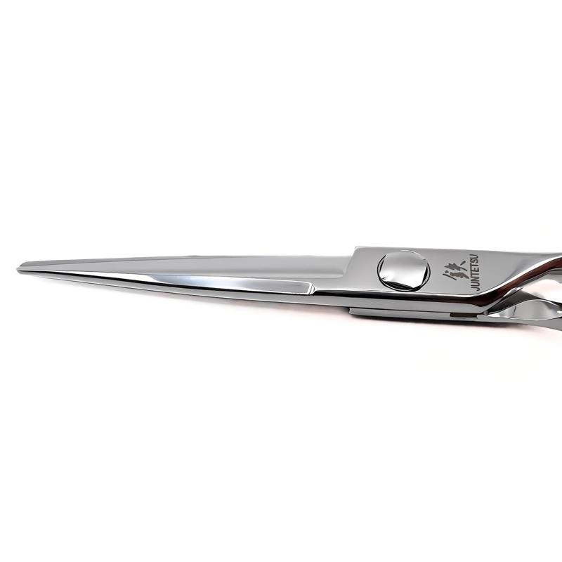 Juntetsu Balance Professional Hair Cutting Scissors (5.5-7.0″), blade close-up, side view