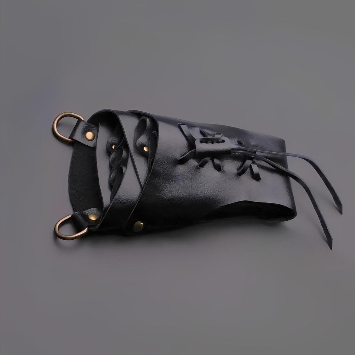 Juntetsu Cross-Laced Leather Holster - 5 Professional (SKU: JUN-CRSLC-5PC)