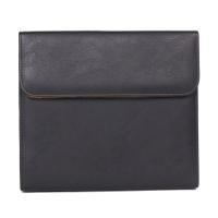 Premium JP Leather Scissor Case, open with divider in place