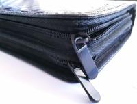 4pcs - Black Checkered Leather Scissors Pouch