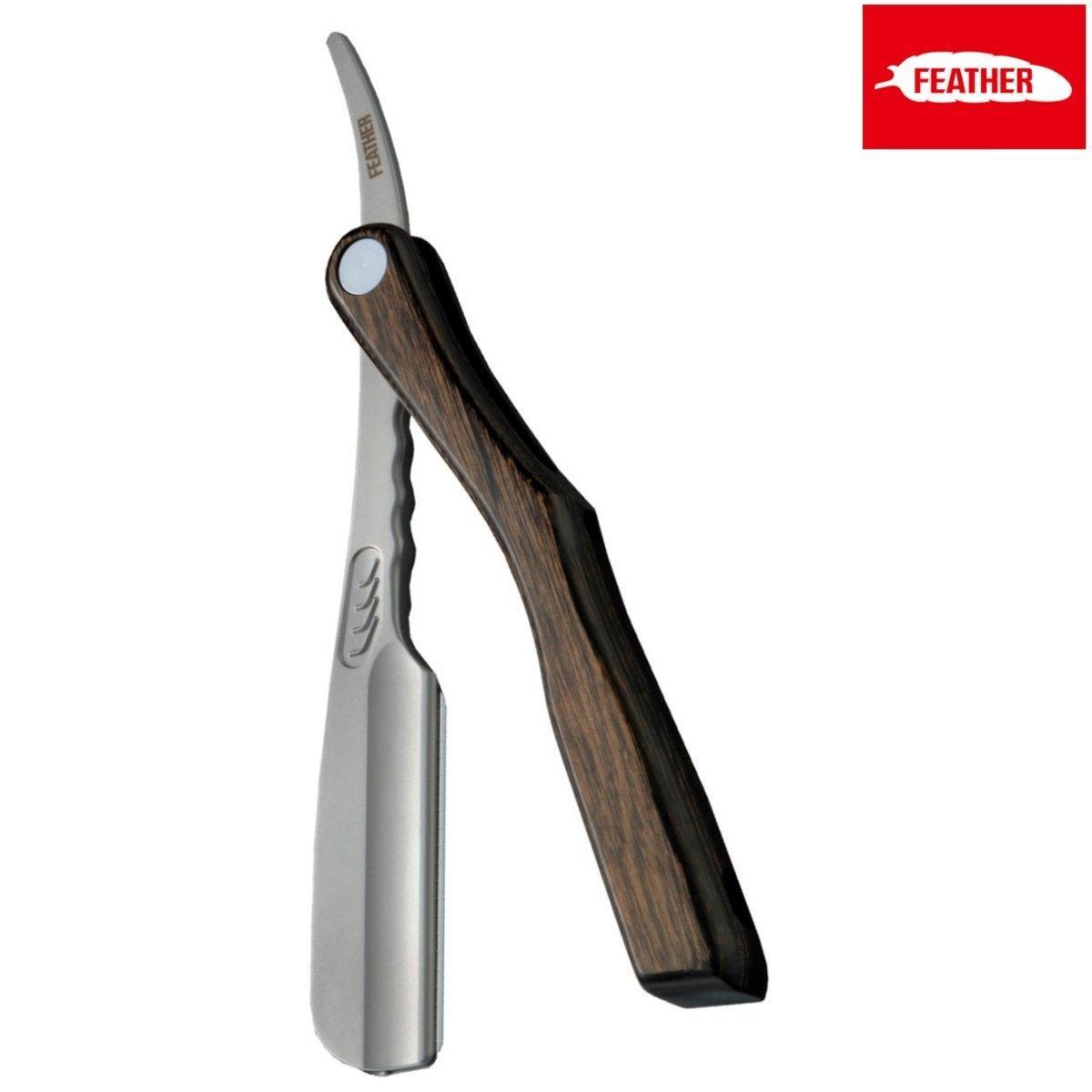 Feather Japan Artist Club SS Wooden Folding Razor