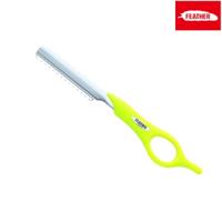 Feather Styling & Texturizing Razor Short Handle in Fluro Green