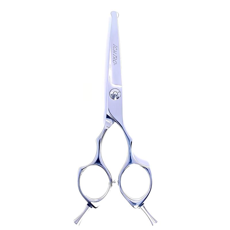 Ichiro Kids Ergo Hair Cutting Scissors, lilac handle, closed, full length