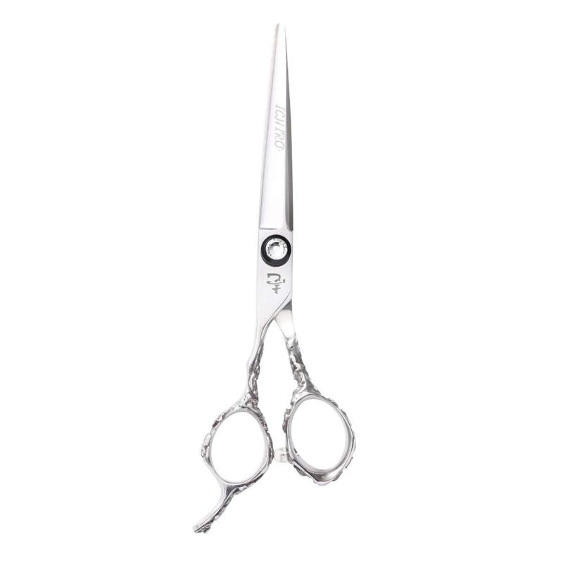 Ichiro Rose Lefty Cutting & Thinning Set, cutter closed, full length