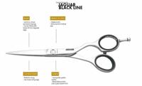 Jaguar Black Line Euro-Tech Hairdressing Scissors (SKU: JAG-97525)