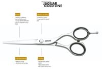 Jaguar Gold Line Diamond E Offset Hair Scissors