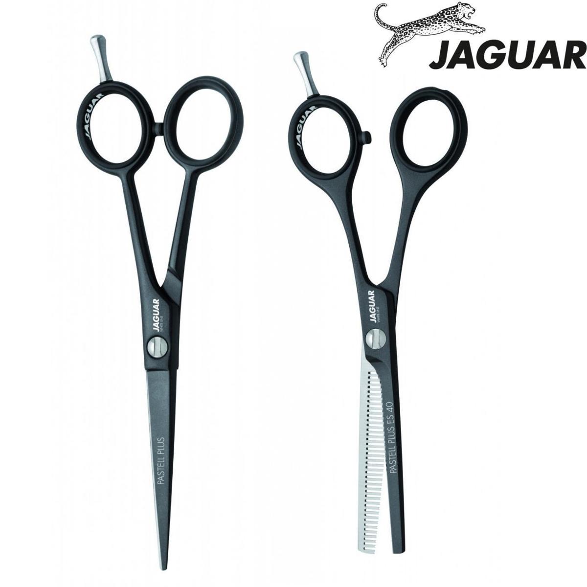 Jaguar Pastell Plus Black Lava Cutting & Thinning Set, shears together