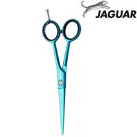 Jaguar Pastell Plus Blue Lagoon scissors blade detail