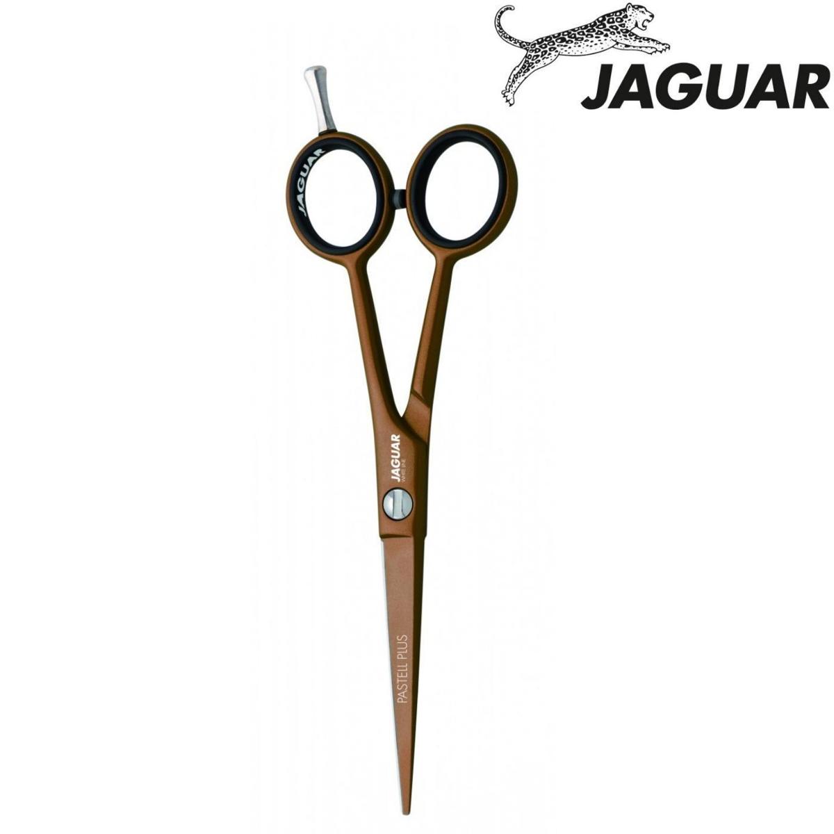 Jaguar Pastell Plus Chocolate scissors blade detail