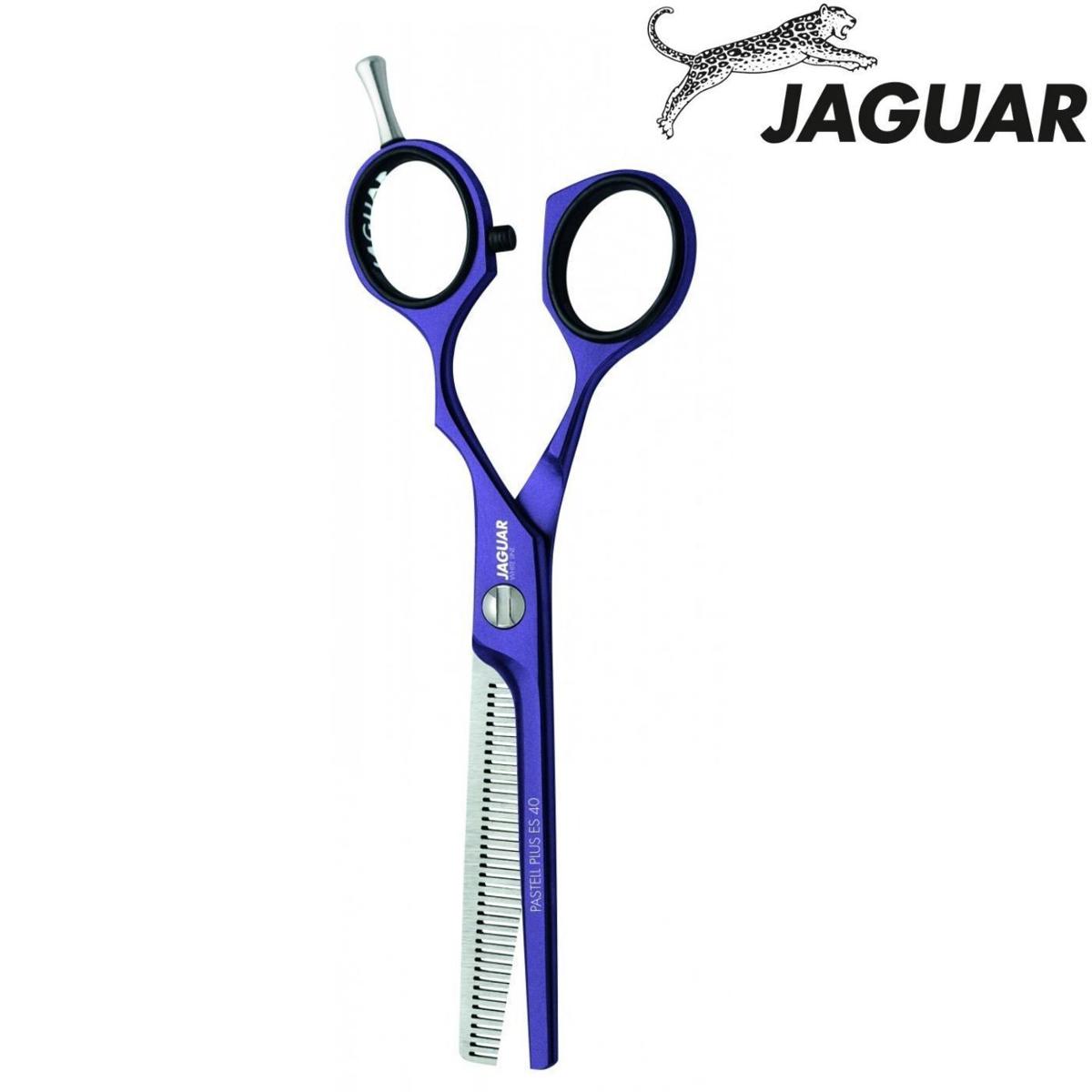 Jaguar Pastell Plus ES40 Viola Thinning Scissors teeth detail