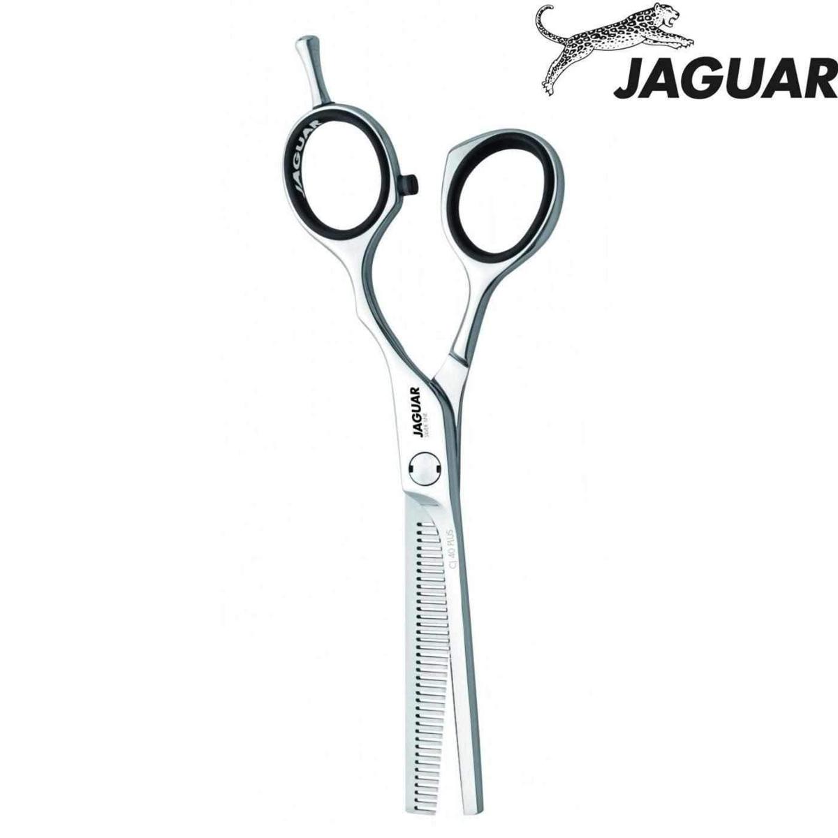 Jaguar Silver Line CJ 40 Plus Left-Handed Offset Hair Thinning Scissors