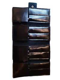 Premium Black Scissor Wallet: 8 Piece Roll-Up Shear Wallet