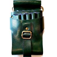 Japan Scissors - 9pcs - Green Leather Scissors Holster