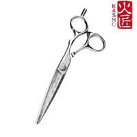 Kasho Damascus Offset Hair Cutting Scissors