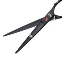 Mina Dark Gem cutting scissor matte black blade detail
