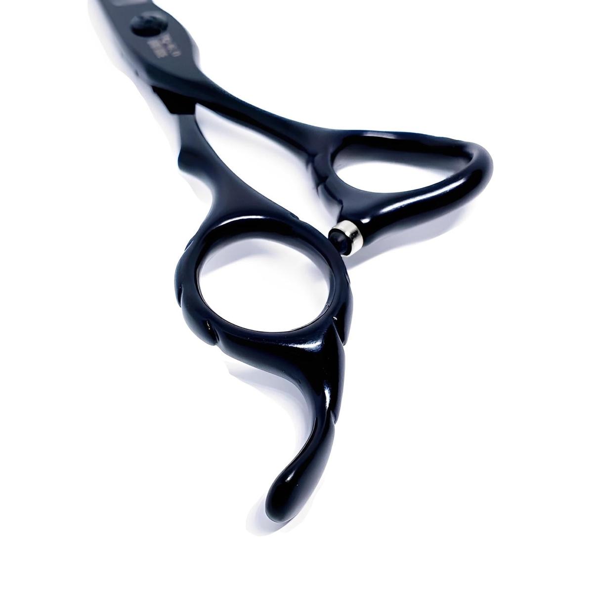 Mina Matte Black Offset Cutting Scissors (SKU: MIN-MTB-C60)