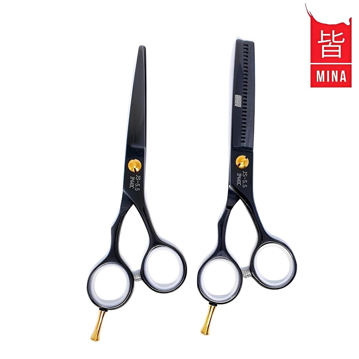 Mina Traditional set cutter and thinner side by side