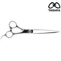 Yasaka Deluxe K-10 7 inch barber scissors handle view