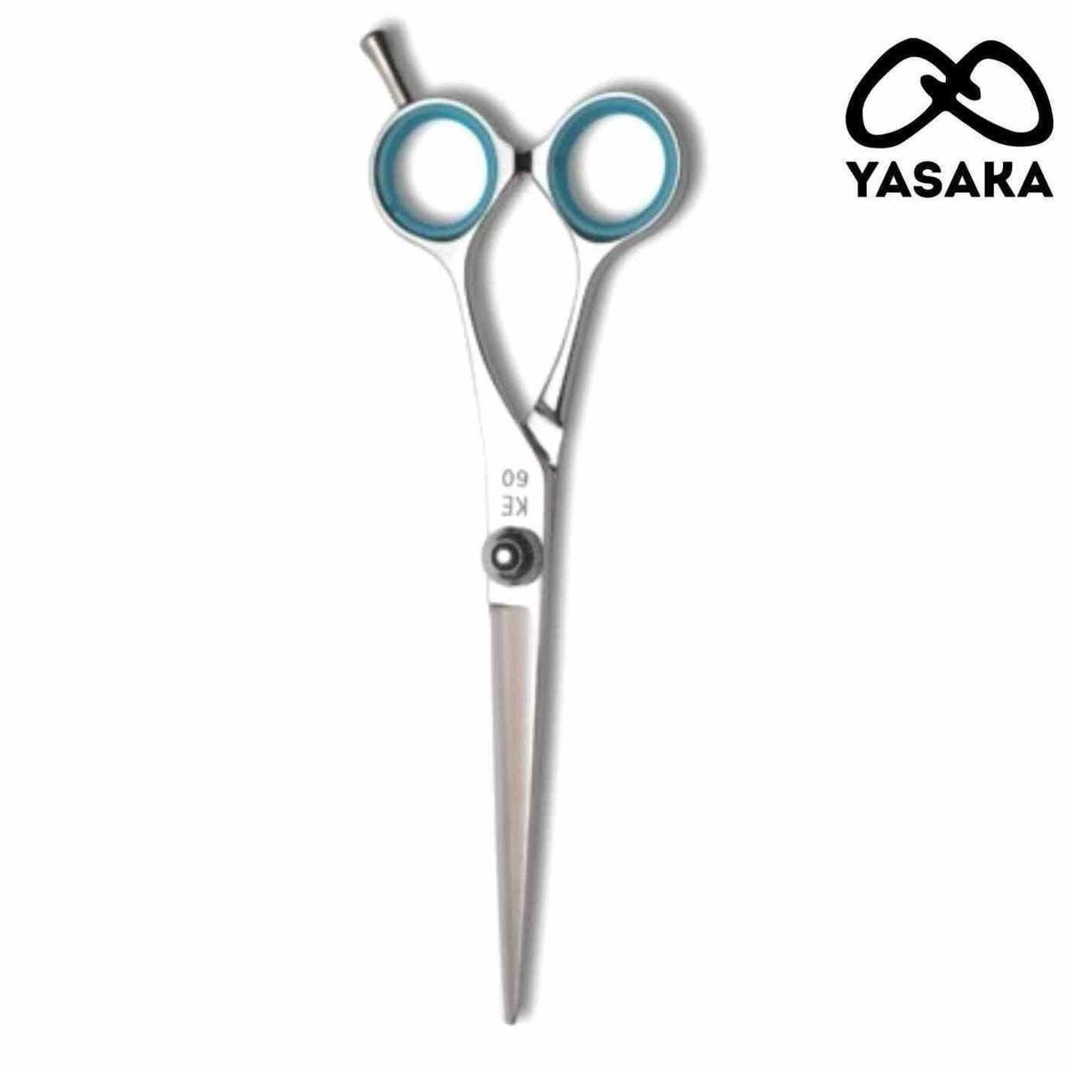 Yasaka KE hair cutting scissors blade detail