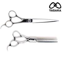 Yasaka K-10 Deluxe barber scissor set open view