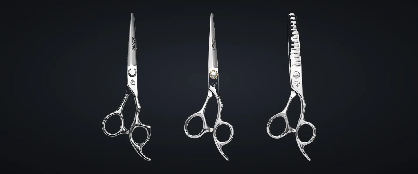 Ichiro Taiyo cutter, Ichiro offset cutter and Ichiro offset texturiser on charcoal