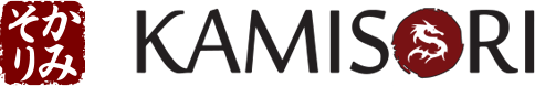 Kamisori wordmark logo used across AU marketing materials.