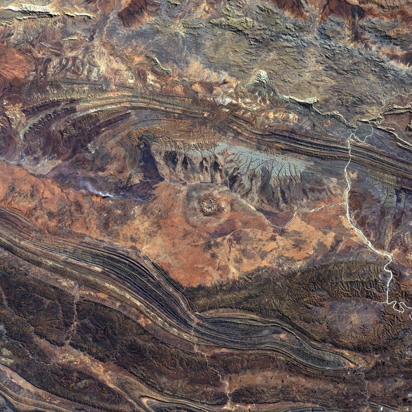 Aerial view of Australian landscape showing varied climates
